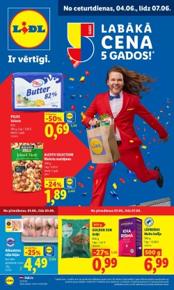 	LIDL - Aktuālais akciju buklets (01.06.2026 - 07.06.2026)