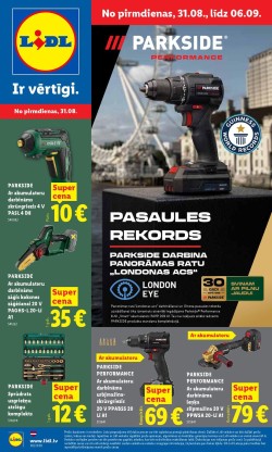 	LIDL - Nepārtikas preču piedāvājums (31.08.2026 - 06.09.2026)