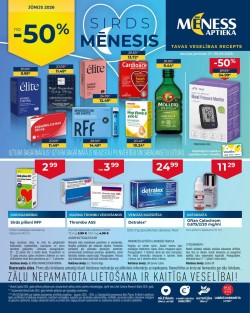 MĒNESS APTIEKA (01.06.2026 - 30.06.2026)
