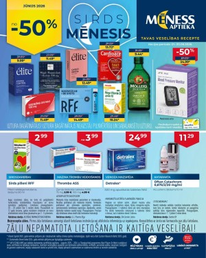MĒNESS APTIEKA (01.06.2026 - 30.06.2026)