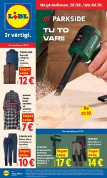	LIDL - Nepārtikas preču piedāvājums (28.09.2026 - 04.10.2026)