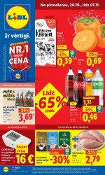 LIDL - Aktuālais akciju buklets (26.10.2026 - 01.11.2026)