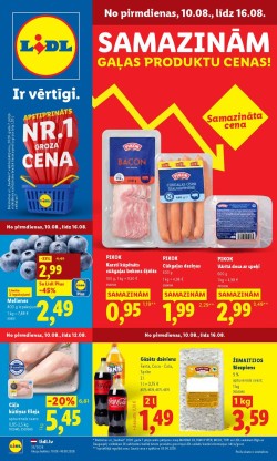 	LIDL - Aktuālais akciju buklets (10.08.2026 - 16.08.2026)