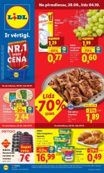 	LIDL - Aktuālais akciju buklets (28.09.2026 - 04.10.2026)