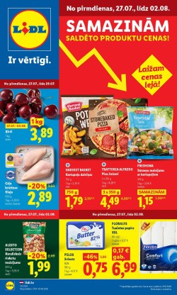 	LIDL - Aktuālais akciju buklets (27.07.2026 - 02.08.2026)