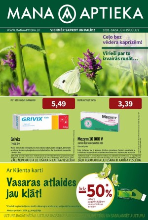 	MANA APTIEKA (01.06.2026 - 31.07.2026)
