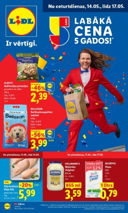 	LIDL - Aktuālais akciju buklets (11.05.2026 - 17.05.2026)