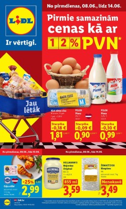 	LIDL - Aktuālais akciju buklets (08.06.2026 - 14.06.2026)