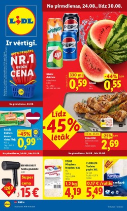 	LIDL - Aktuālais akciju buklets (24.08.2026 - 30.08.2026)