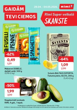 	RIMI - Super Skanste (28.04.2026 - 04.05.2026)