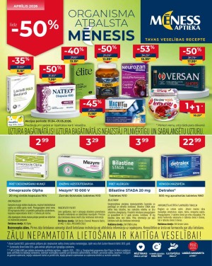 	MĒNESS APTIEKA (01.04.2026 - 30.04.2026)